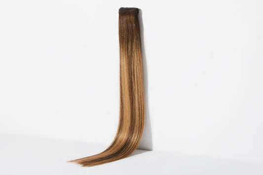 The Cut Point Weft in Silky Straight 14” Milan Clip Ins